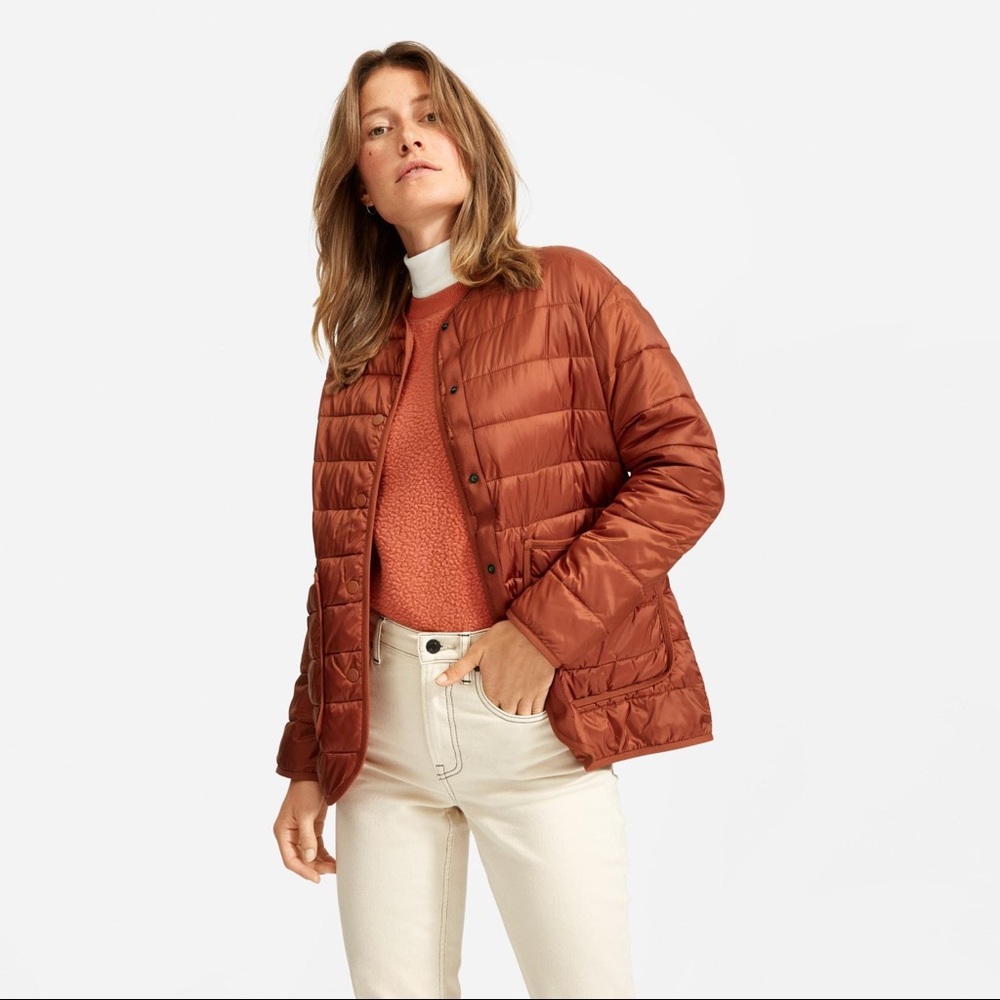 COPY - Everlane ReNew channeled liner jacket XS